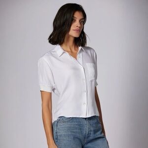 EQUIPMENT Archive 20 White  Silk Blend Shirt in Size M